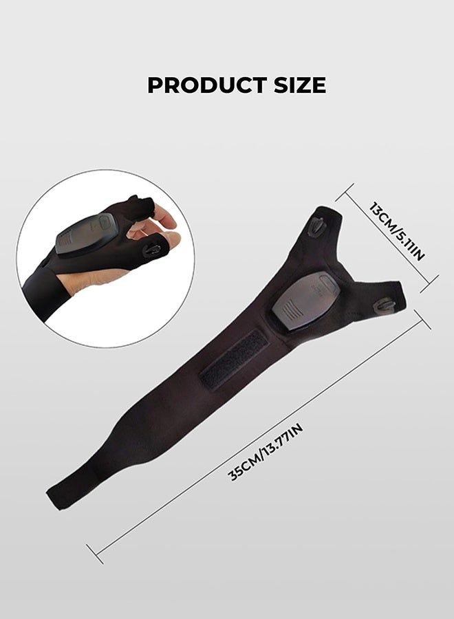 Sweet Life LED Flashlight Gloves, Mens Valentines Gifts for Men Dad Husband Boyfriend, Anniversary Birthday Gifts for Camping Essentials Cool Gadgets Tools for Fishing Repairing - Image 3